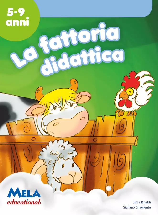 LA FATTORIA DIDATTICA libro con canzoni Esercizi - LA FATTORIA DIDATTICA libro con canzoni - Mela educational - Pagina di copertina