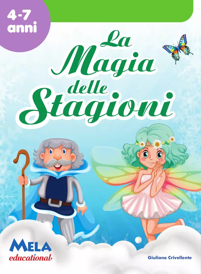 LA MAGIA DELLE STAGIONI libro con canzoni Opere didattiche / Libri di testo - LA MAGIA DELLE STAGIONI libro con canzoni - Mela educational - Pagina di copertina