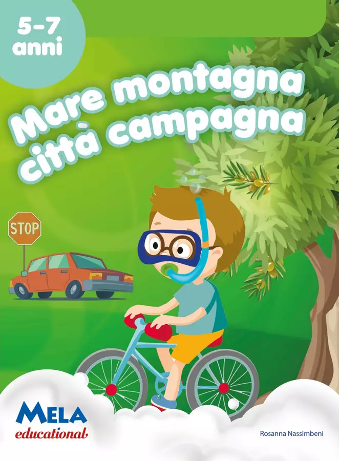 MARE MONTAGNA CITTA' CAMPAGNA libro con canzoni Schede informative - MARE MONTAGNA CITTA' CAMPAGNA libro con canzoni - Mela educational - Pagina di copertina