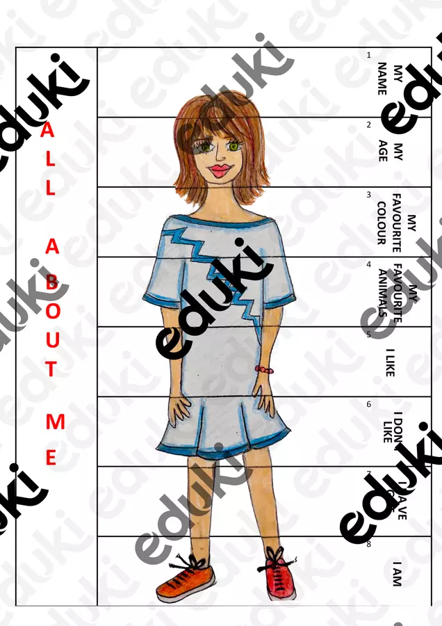 This is me - INTRODUCTION FLAP BOOK Esercizi - This is me - INTRODUCTION FLAP BOOK - Inglese-senza-sbadigli - Pagina di copertina