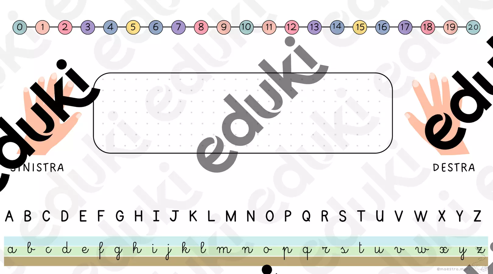Etichetta banco personalizzabile cl. 2-3 Flashcard - Etichetta banco personalizzabile cl. 2-3 - maestra.meri - Pagina di copertina