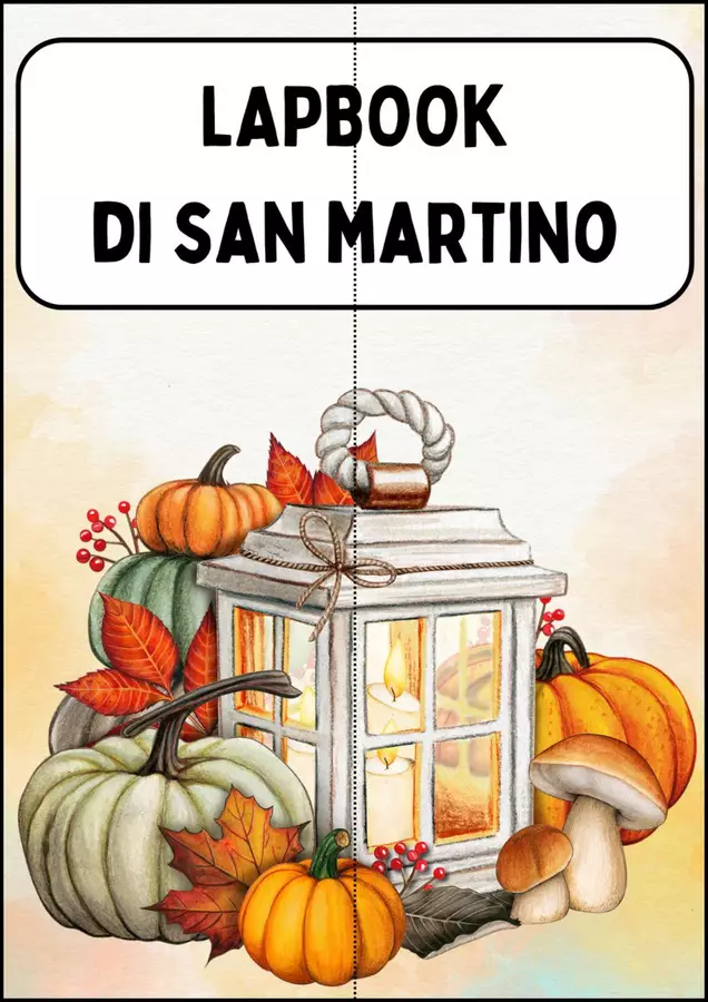 Lapbook San Martino scuola primaria Materiale per pittura e bricolage - Lapbook San Martino scuola primaria - MilleLibriPerBambini - Pagina di copertina