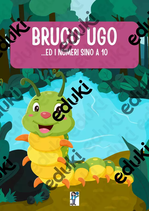 Bruco Ugo Materiale di supporto/inclusione - Bruco Ugo - Maestra Antonella - Pagina di copertina