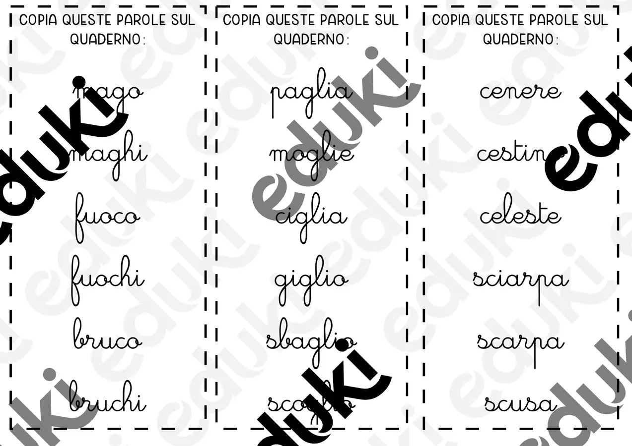parole in corsivo, esercizi di scrittura ortografica Esercizi - parole in corsivo, esercizi di scrittura ortografica - Edu-Mi - Pagina di copertina