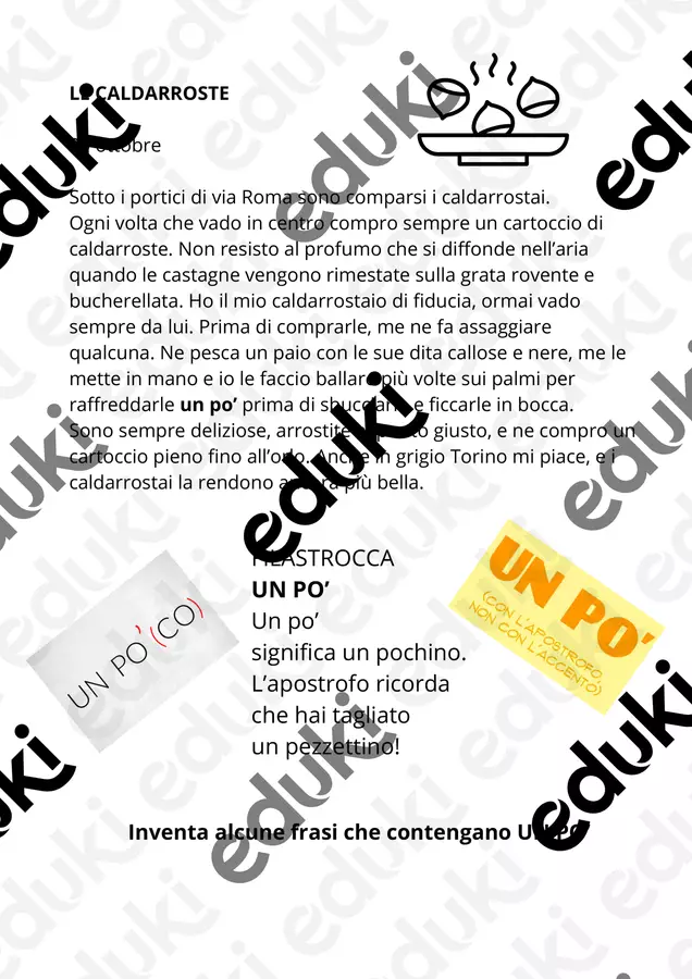 autunno in terza Esercizi - autunno in terza - Maestra Elvi - Pagina di copertina