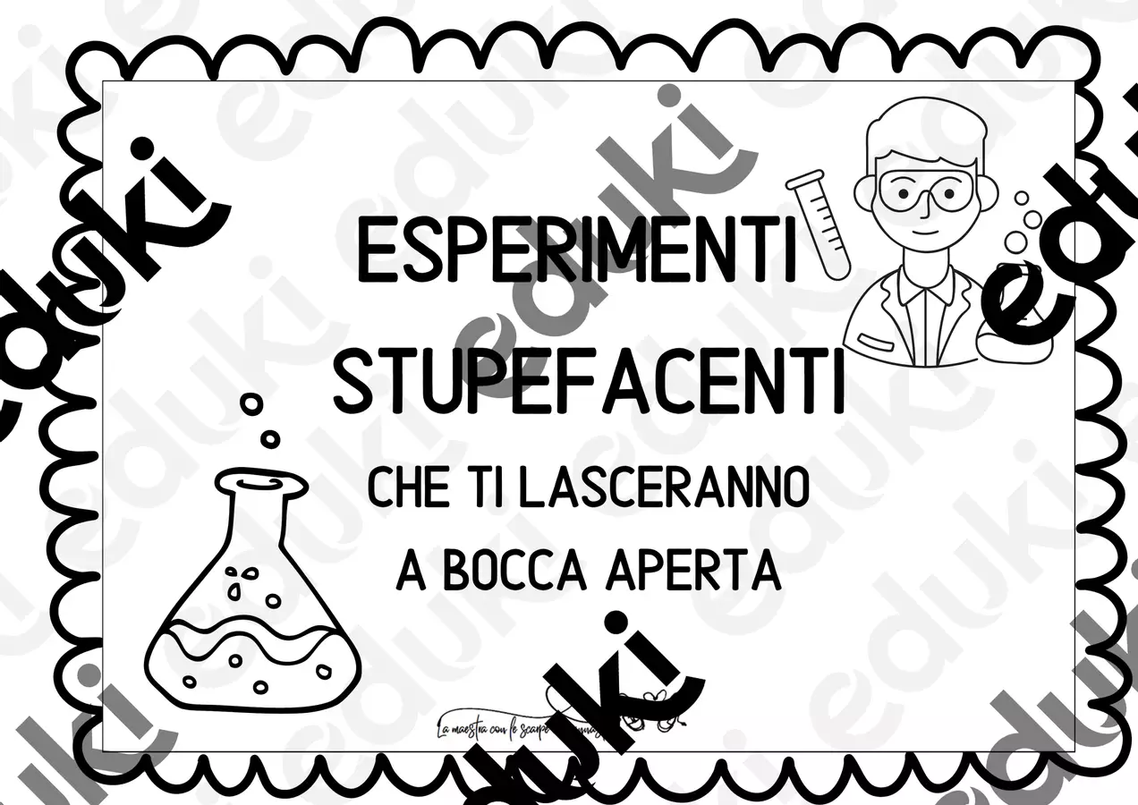 ESPERIMENTI STUPEFACENTI Esperimenti - ESPERIMENTI STUPEFACENTI - La maestra con le scarpe da ginnastica - Pagina di copertina
