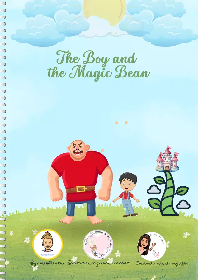 The Boy & the Magic Bean Esercizi - The Boy & the Magic Bean - games2learn - Pagina di copertina