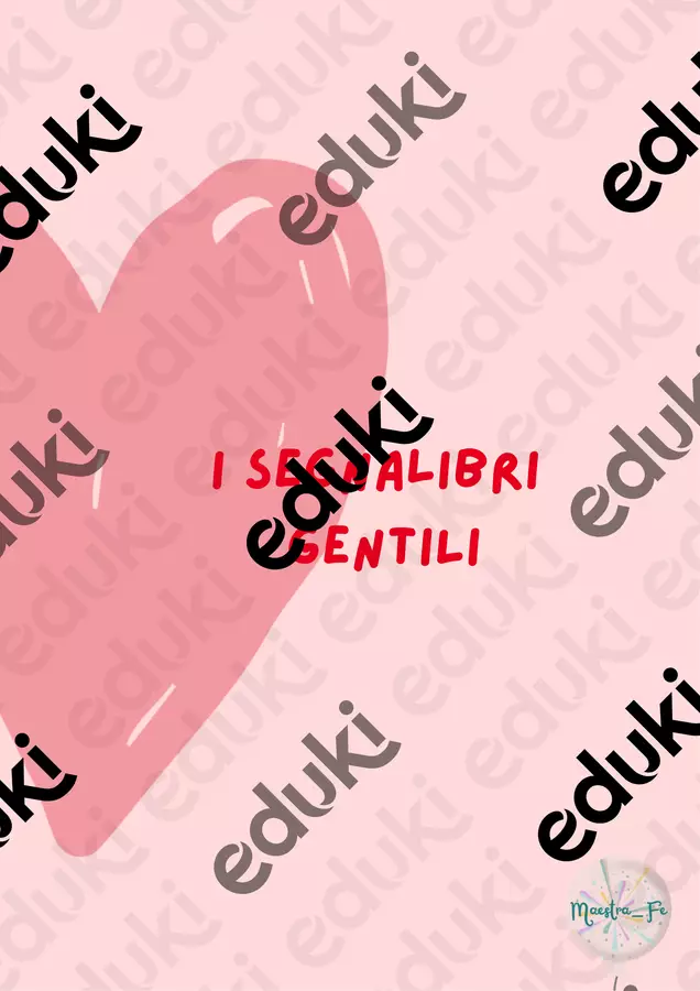 segnalibri gentili Altro tipo di materiale - segnalibri gentili - Maestra_Fe - Pagina di copertina
