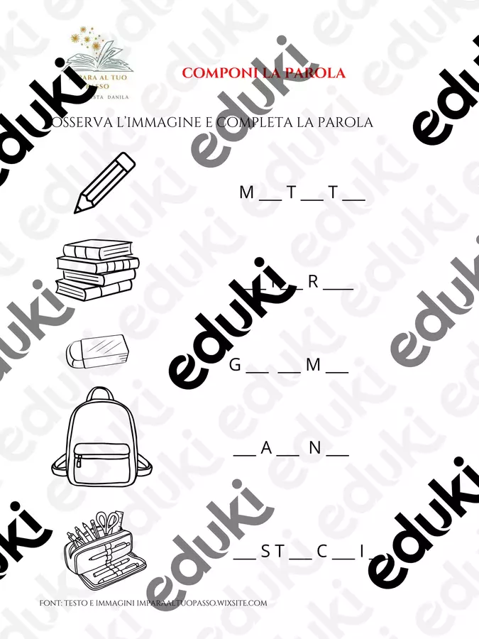 Attività di letto-scrittura Esercizi - Attività di letto-scrittura - Impara al tuo passo - Pagina di copertina