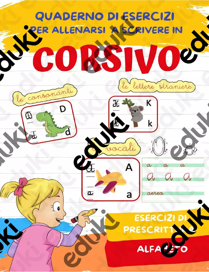Quaderno per imparare il Corsivo (Libro in formato PDF) Materiale di supporto/inclusione - Quaderno per imparare il Corsivo (Libro in formato PDF) - SostegnO 2.0 - Pagina di copertina