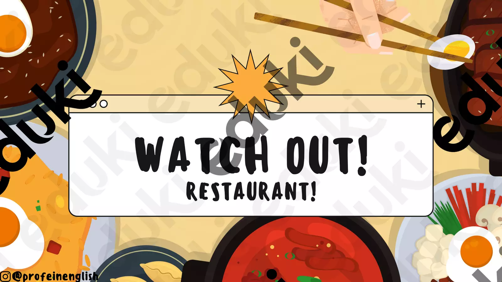 Watch out: Ristorante in inglese! Giochi - Watch out: Ristorante in inglese! - Profe in English - Pagina di copertina
