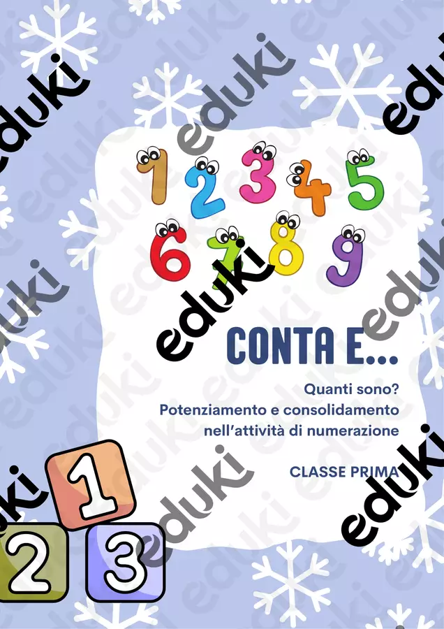 CONTA E... scrivi, cerchia e fai il grafico Esercizi - CONTA E... scrivi, cerchia e fai il grafico - Maestra Laubel - Pagina di copertina