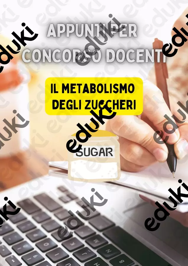 2 Metabolismo zuccheri Materiale di supporto/inclusione - 2 Metabolismo zuccheri - Scienzalcubo - Pagina di copertina