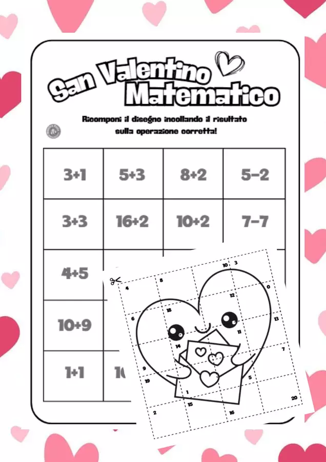 San Valentino Matematico Esercizi - San Valentino Matematico - Maestro_Paolo - Pagina di copertina