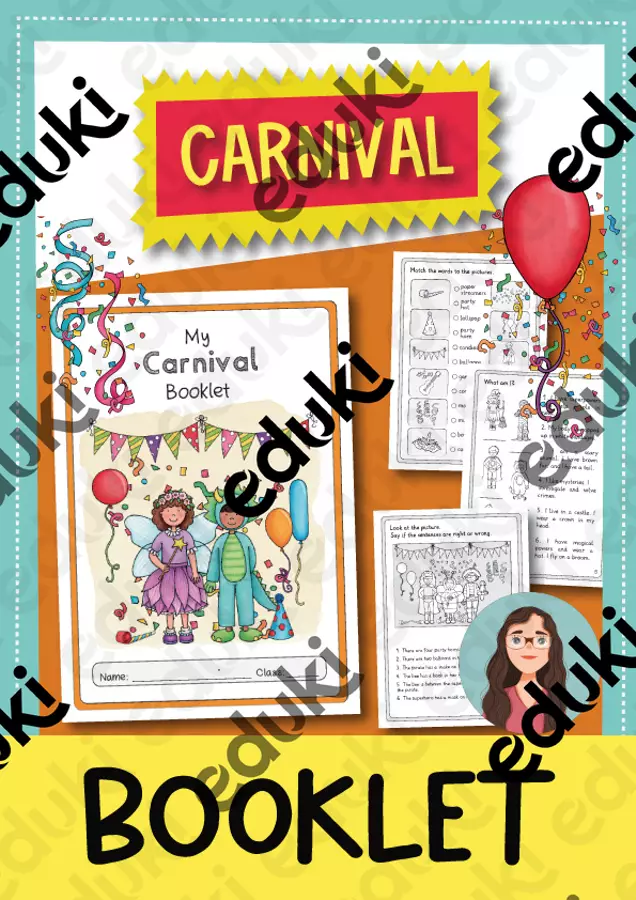My Carnival Booklet - Esercizi di inglese Esercizi - My Carnival Booklet - Esercizi di inglese - Brighter Day Classroom - Pagina di copertina