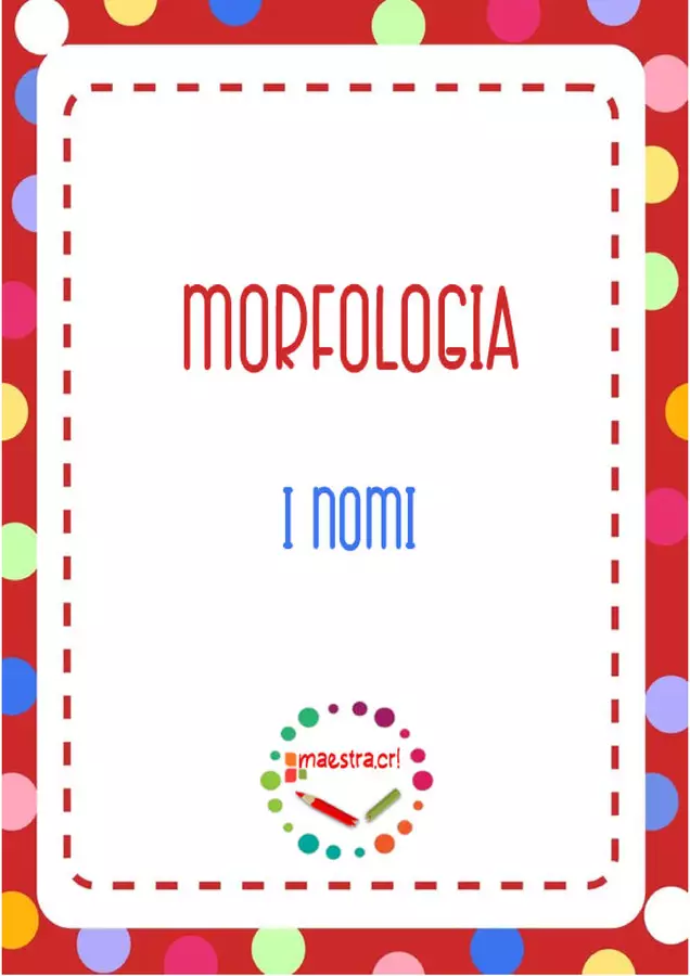 Colora i nomi: propri e comuni Esercizi - Colora i nomi: propri e comuni - maestra.cri - Pagina di copertina