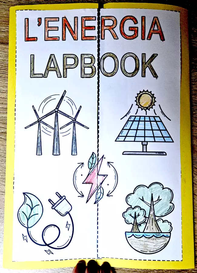 🔋L’Energia Lapbook Esercizi - 🔋L’Energia Lapbook - Nikki_Giochi - Pagina di copertina