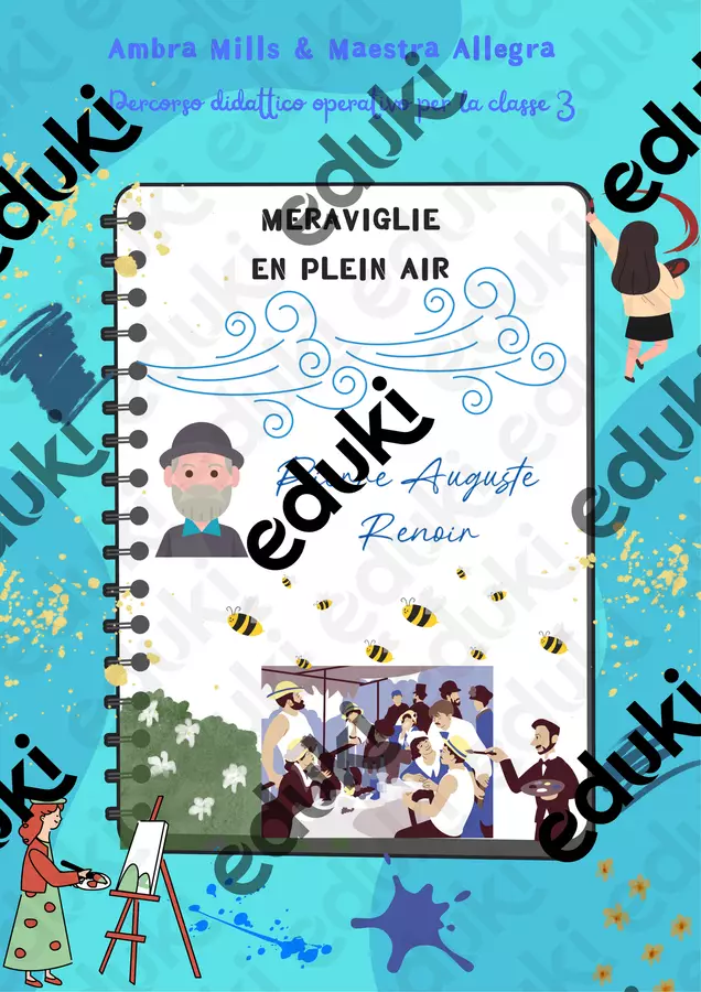 MERAVIGLIE EN PLEIN AIR Esperimenti - MERAVIGLIE EN PLEIN AIR - Maestra Allegra - Pagina di copertina