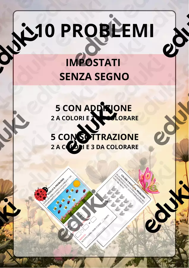 MATEMATICA CLASSE PRIMA PROBLEMI IMPOSTATI SENZA SEGNO Esercizi - MATEMATICA CLASSE PRIMA PROBLEMI IMPOSTATI SENZA SEGNO - Spassocartaforbice - Pagina di copertina