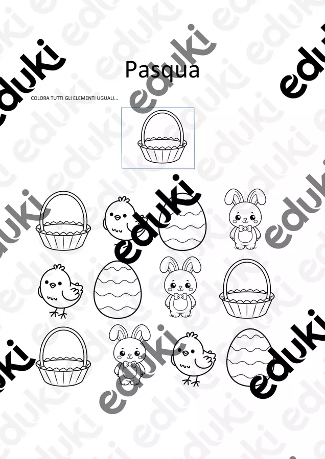 Pasqua Giochi - Pasqua - Educatrice Felice - Pagina di copertina