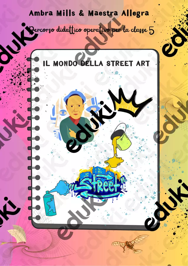 IL MONDO DELLA STREET ART Materiale di supporto/inclusione - IL MONDO DELLA STREET ART - Maestra Allegra - Pagina di copertina