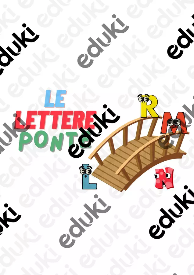 LE LETTERINE PONTE (L, R, M, N) Esercizi - LE LETTERINE PONTE (L, R, M, N) - marpic - Pagina di copertina
