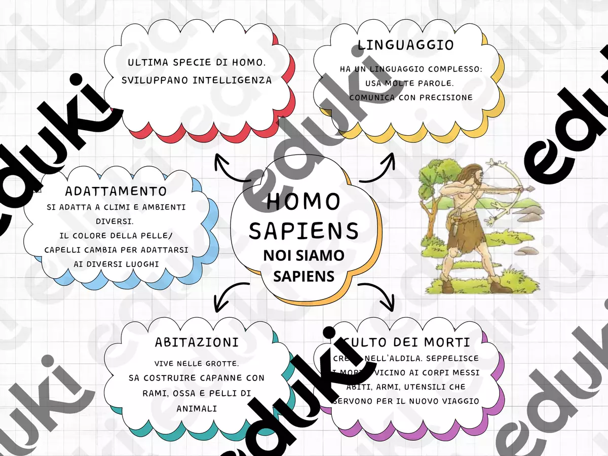 HOMO SAPIENS Mappe concettuali - HOMO SAPIENS - MaestraVika - Pagina di copertina