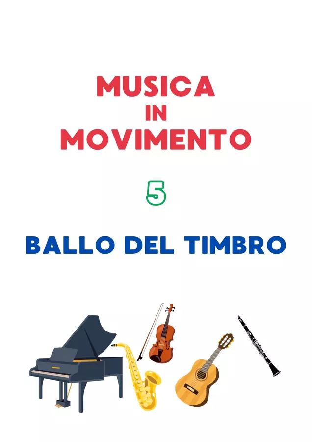 MUSICA IN MOVIMENTO - Ballo del Timbro Audio - MUSICA IN MOVIMENTO - Ballo del Timbro - Emanuele Ruggiero - Music Teacher - Pagina di copertina