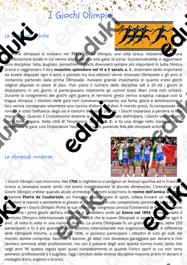 Attività all round Olimpiadi Esercizi - Attività all round Olimpiadi - MaestraStefy - Pagina di copertina