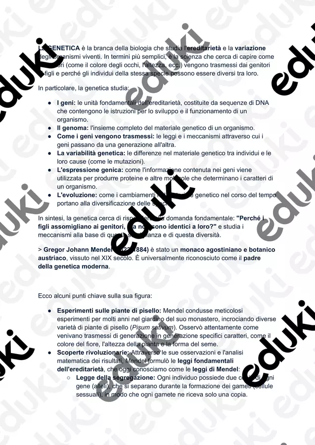 Scienze, scuola media, Mendel e la genetica Materiale di supporto/inclusione - Scienze, scuola media, Mendel e la genetica - Arte&Sostegno - Pagina di copertina
