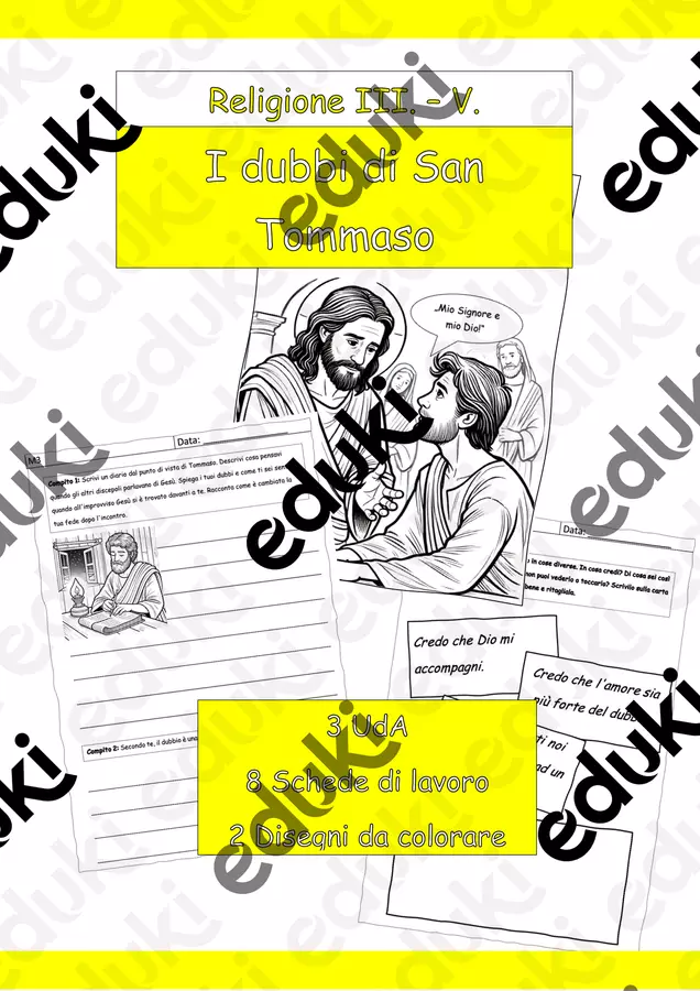 Piccola serie di lezioni: La storia di Tomasso Serie di lezioni - Piccola serie di lezioni: La storia di Tomasso - reliteacher - Pagina di copertina
