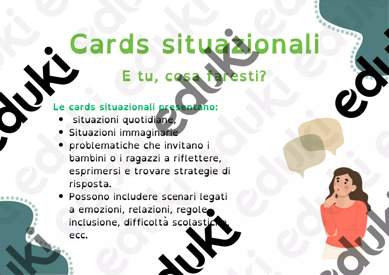 CARTE SITUAZIONALI. TU COME REAGIRESTI? Flashcard - CARTE SITUAZIONALI. TU COME REAGIRESTI? - IntrecciPedagogici - Pagina di copertina