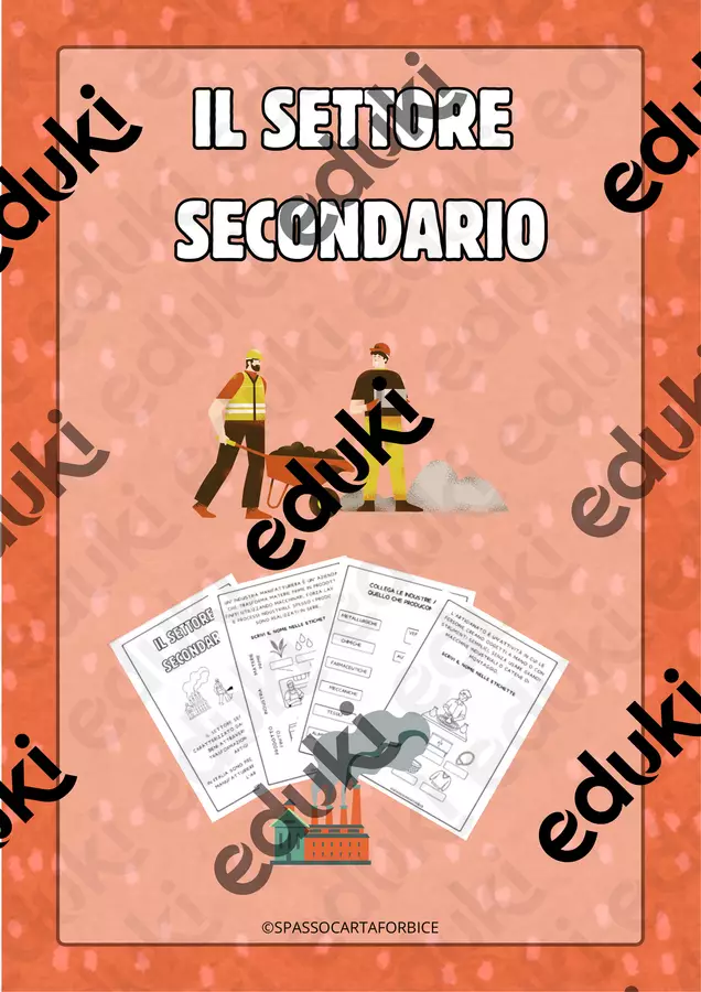 Settore secondario - geografia classe quarta elementare Esercizi - Settore secondario - geografia classe quarta elementare - Spassocartaforbice - Pagina di copertina