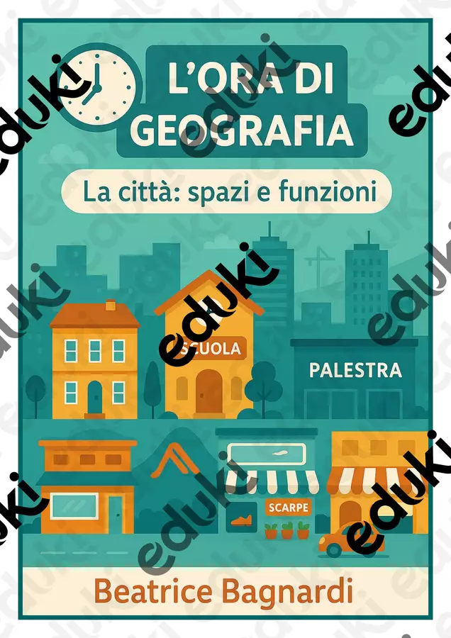 L'ORA DI GEOGRAFIA:GLI SPAZI DELLA CITTà con la CAA Esercizi - L'ORA DI GEOGRAFIA:GLI SPAZI DELLA CITTà con la CAA - BeaBa - maestra - - Pagina di copertina