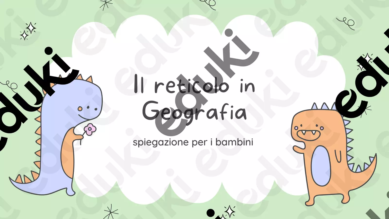 Il reticolo Geografico. (spiegazione + esercizi) Materiale di supporto/inclusione - Il reticolo Geografico. (spiegazione + esercizi) - Teacher Fra Bonny - Pagina di copertina
