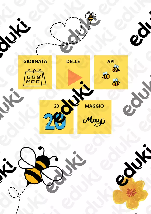 GIORNATA DELLE API IN CAA CON DOMANDE (PITTOGRAMMI CANVA) Materiale di supporto/inclusione - GIORNATA DELLE API IN CAA CON DOMANDE (PITTOGRAMMI CANVA) - Teacher Fra Bonny - Pagina di copertina