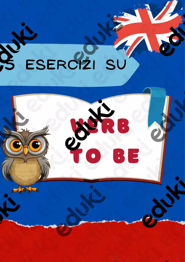 5 Esercizi di Inglese sul verbo "TO BE" Esercizi - 5 Esercizi di Inglese sul verbo "TO BE" - SostegnO 2.0 - Pagina di copertina