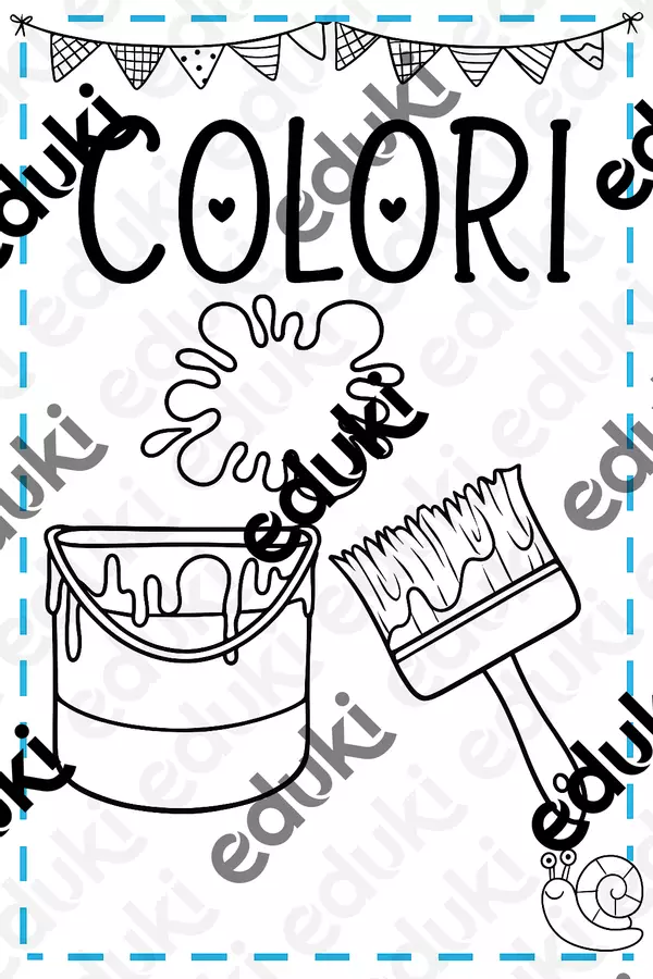 I colori Didattica a stazioni - I colori - Momy - Pagina di copertina