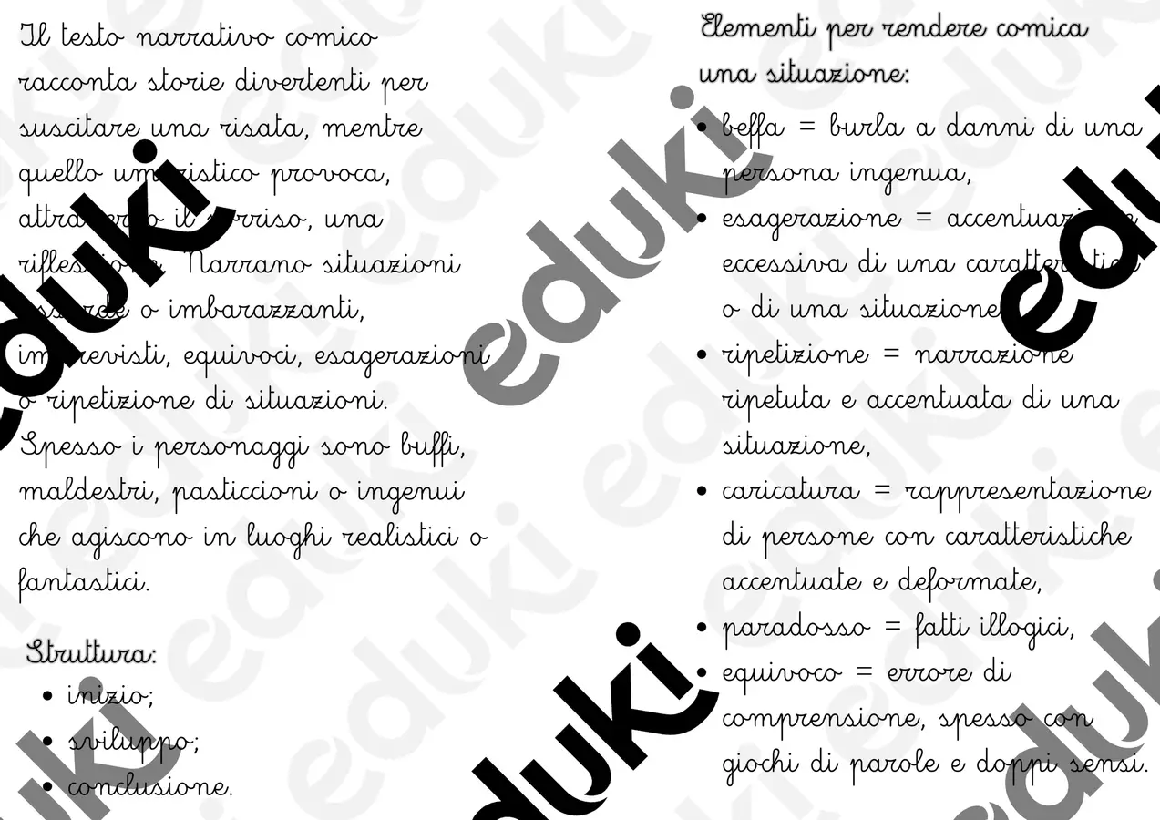 Libretto: I generi letterari (II parte) Materiale di supporto/inclusione - Libretto: I generi letterari (II parte) - Maestra Chiara 🌱🌎 - Pagina di copertina