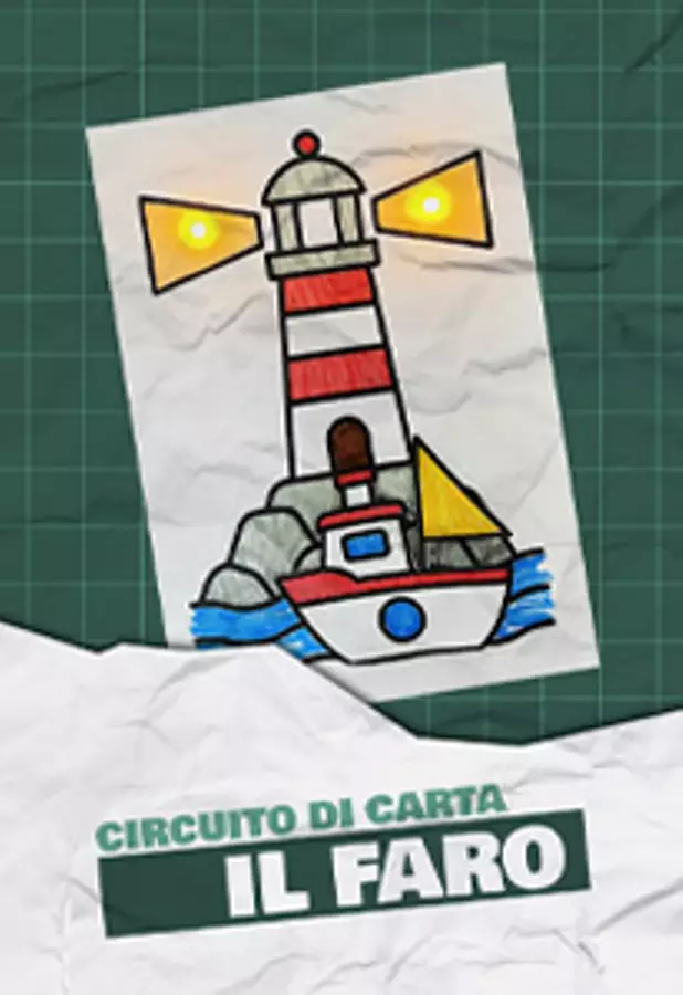 Circuito di carta - Faro e barca Esperimenti - Circuito di carta - Faro e barca - Maestro Francesco - Pagina di copertina