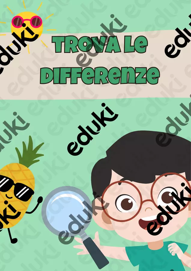 Trova le Differenze! Materiale di supporto/inclusione - Trova le Differenze! - SostegnO 2.0 - Pagina di copertina