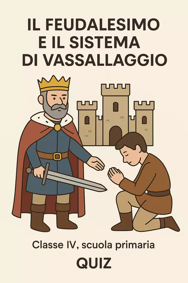 Il feudalesimo e il sistema di vassallaggio - Quiz Quiz - Il feudalesimo e il sistema di vassallaggio - Quiz - La Macchina del Sapere - Pagina di copertina