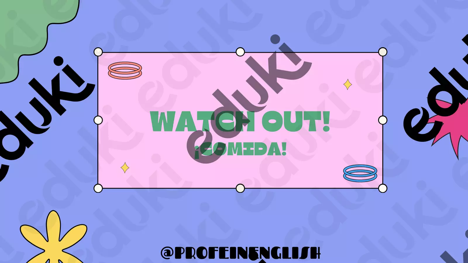 Watch out: Cibo! Spagnolo. Giochi - Watch out: Cibo! Spagnolo. - Profe in English - Pagina di copertina