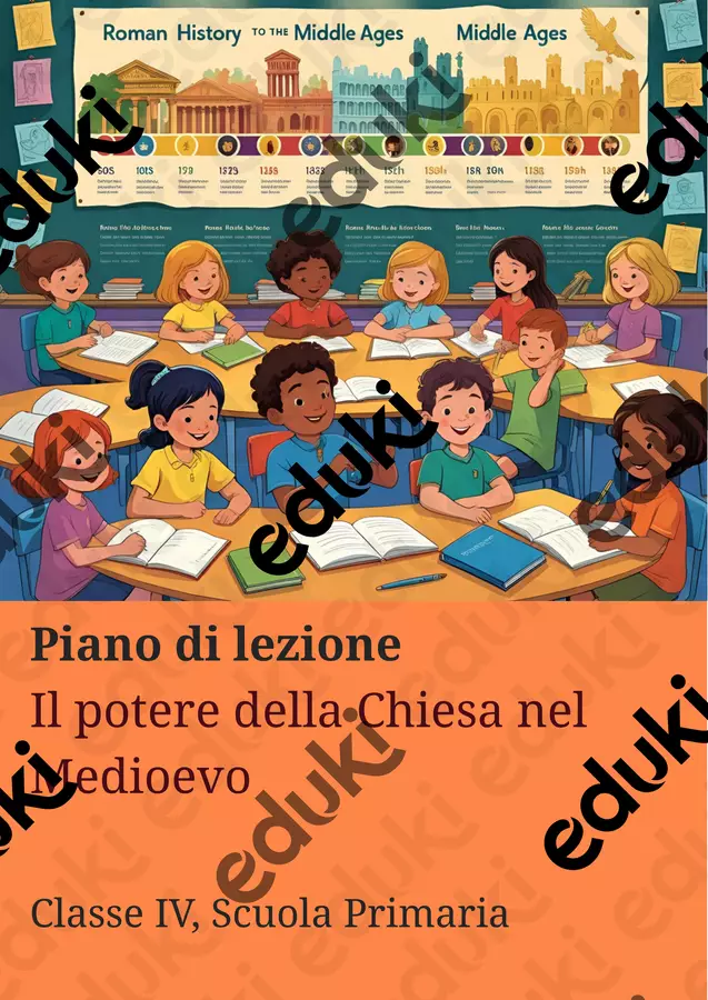 Il potere della Chiesa nel Medioevo - Piano di lezione Piani di lezione - Il potere della Chiesa nel Medioevo - Piano di lezione - La Macchina del Sapere - Pagina di copertina
