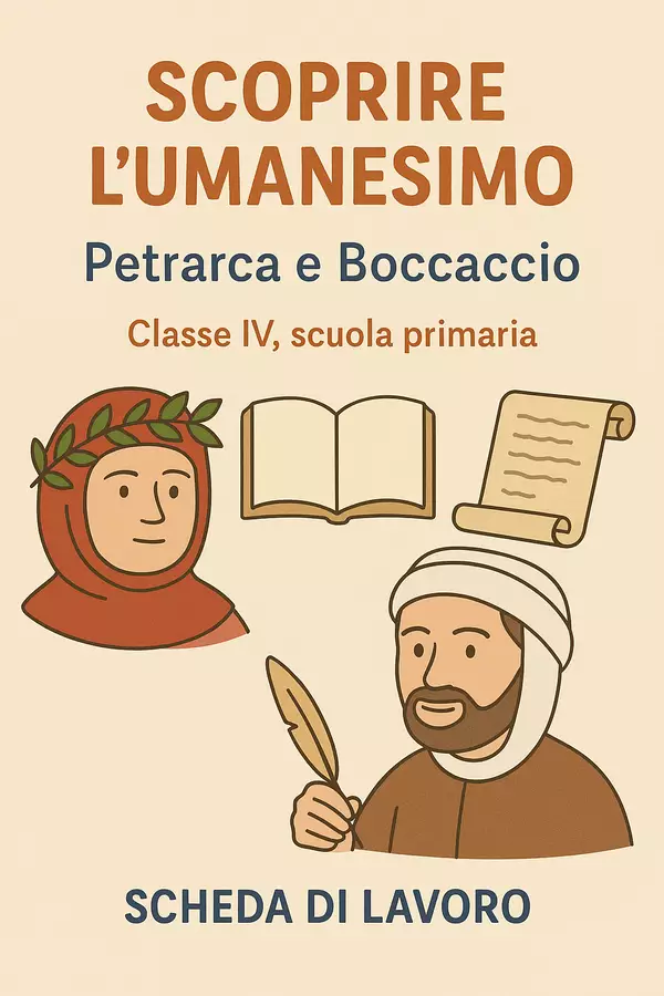 Scoprire l´Umanesimo - Petrarca e Boccaccio Esercizi - Scoprire l´Umanesimo - Petrarca e Boccaccio - La Macchina del Sapere - Pagina di copertina