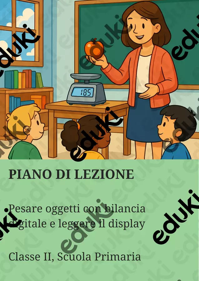 Pesare oggetti con bilancia digitale e leggere il display: confrontare misure di massa con bilancia digitale Piani di lezione - Pesare oggetti con bilancia digitale e leggere il display: confrontare misure di massa con bilancia digitale - Matematica Insieme - Pagina di copertina