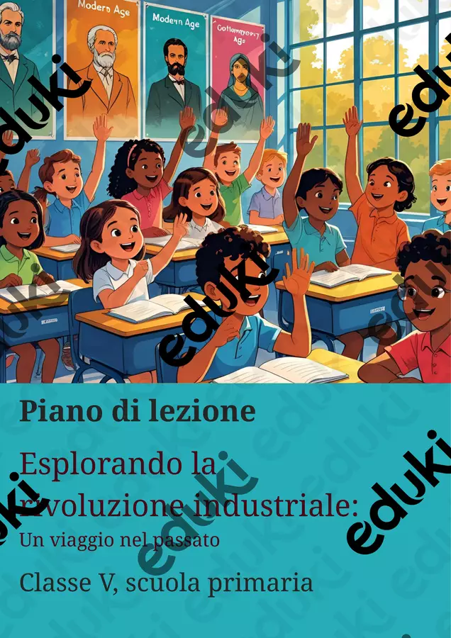 Esplorando la rivoluzione industriale - Un viaggio nel passato - Piano di lezione Piani di lezione - Esplorando la rivoluzione industriale - Un viaggio nel passato - Piano di lezione - La Macchina del Sapere - Pagina di copertina