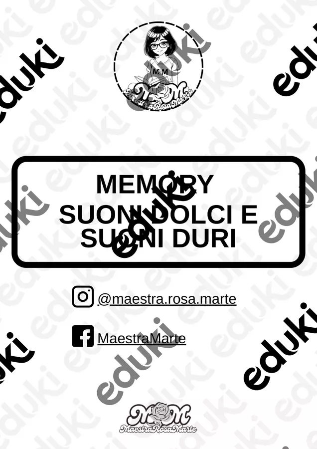 SuoniDolci e SuoniDuri Esercizi - SuoniDolci e SuoniDuri - MRMaestraRosaMarte - Pagina di copertina