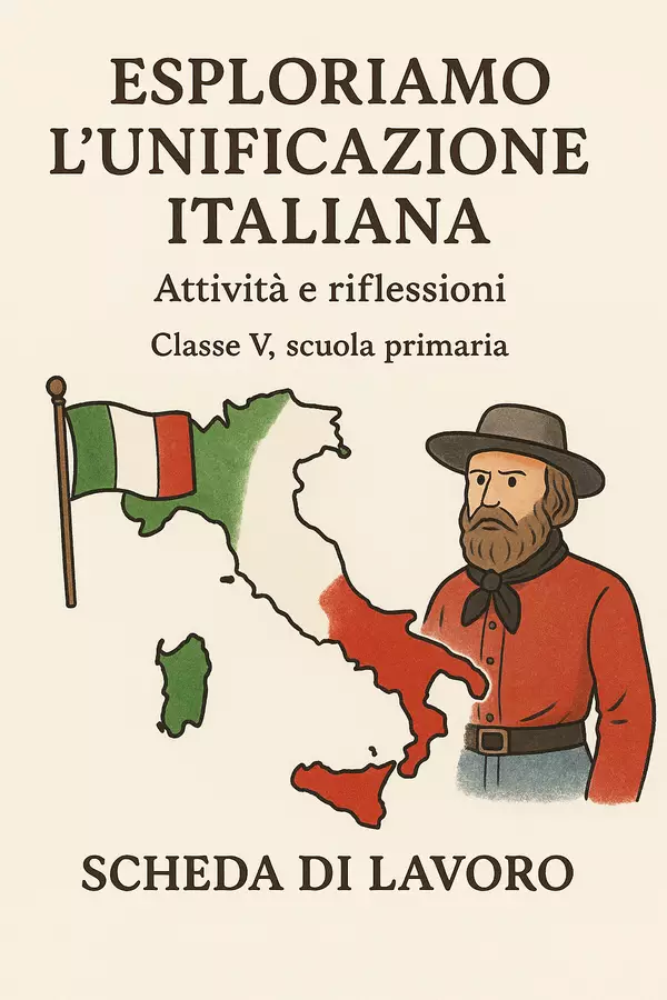 Esploriamo l´unificazione italiana - Attività e riflessioni - Scheda di lavoro Esercizi - Esploriamo l´unificazione italiana - Attività e riflessioni - Scheda di lavoro - La Macchina del Sapere - Pagina di copertina