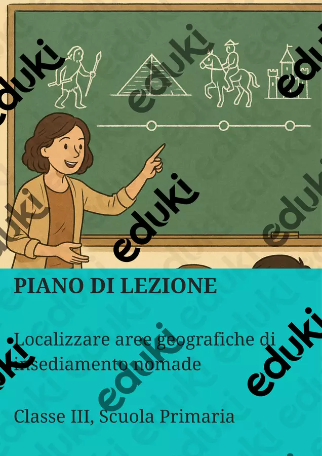 Localizzare aree geografiche di insediamento nomade Piani di lezione - Localizzare aree geografiche di insediamento nomade - La Macchina del Sapere - Pagina di copertina